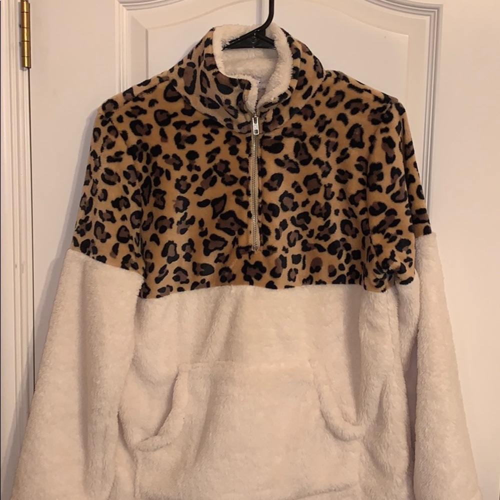half zip super soft sweatshirt